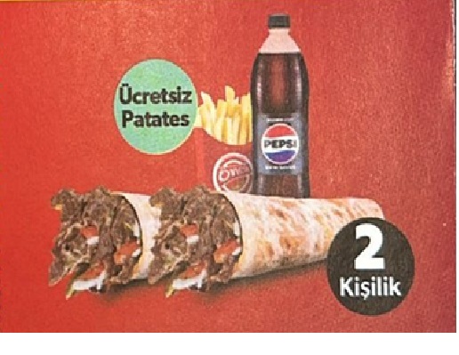Et Döner öncü menü